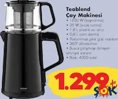 ARZUM TEABLEND ÇAY MAKİNESİ